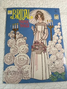 MUÑECAS DE PAPEL NUPCIAL 1971 Whitman 2 muñecas disfraces de novio de novia - Imagen 1 de 6