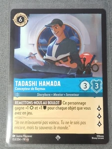 Carte LORCANA FR - Chapitre 6 153/204 Tadashi Hamada - Super rare non Foil Neuf - Imagen 1 de 2