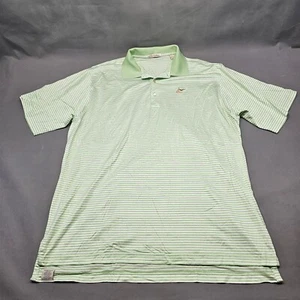 Peter Millar Mens Polo Shirt XL Striped Golf 100% Double Mercerized Cotton - Picture 1 of 6