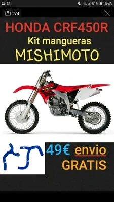 KIT MANGUERAS MISHIMOTO HONDA CRF450R  - Imagem 1 de 4