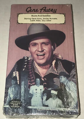 Boots & Saddles BLOCKBUSTER VIDEO $$ TAGS VHS Classic Western Movie NOS Sealed - Image 1 of 3