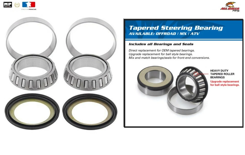 Kit Roulement colonne de Direction  Kawasaki   H2 750 Mach 4 seal kit  1972-1975 - Photo 1/1