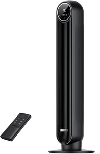 28Db Silent Tower Fan, 7.3M/S Velocity Electric Cooling Fan with Remote Control - Picture 1 of 12