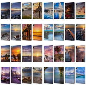 OFFICIAL CELEBRATE LIFE GALLERY BEACHES 2 LEATHER BOOK CASE FOR APPLE iPAD - Picture 1 of 22