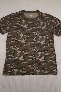 OT Revolution Shirt Mens Large Woodland Camo Short Sleeve Hunting Outdoor - Picture 1 of 8
