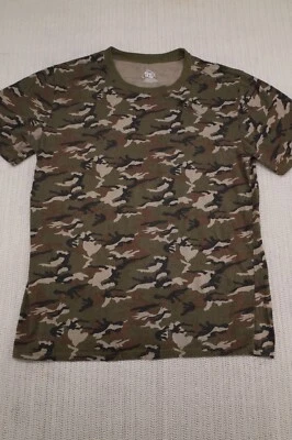 OT Revolution Shirt Mens Large Woodland Camo Short Sleeve Hunting Outdoor - Image 1 of 4