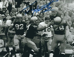 Autographed Terry Hanratty University of Notre Dame 8x10 photo - w/Show ticket - Picture 1 of 1