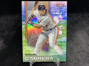 MIGUEL CABRERA 2021 BOWMAN'S BEST #43 BASE REFRACTOR / DETROIT TIGERS - Picture 1 of 2