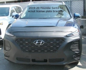 Lebra Front End Mask Bra Bumper Cover for 2019 2020 Hyundai Santa Fe w/o F.Plate - Picture 1 of 8