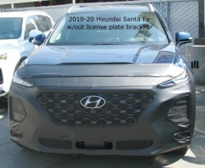 Lebra Front End Mask Bra Bumper Cover for 2019 2020 Hyundai Santa Fe w/o F.Plate - Image 1 of 4