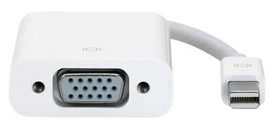 NEW Apple Mini Display Port DP to VGA Adapter For iMac MacBook Desktop etc OEM - Image 1 of 3