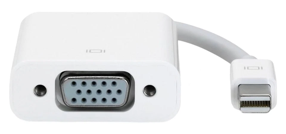 NEW Apple Mini Display Port DP to VGA Adapter For iMac MacBook Desktop etc OEM - Image 1 of 3