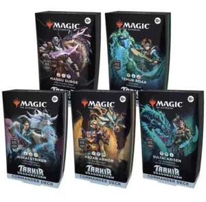 MTG Tarkir Dragonstorm Commander Deck Set (1 Of Each/5 Decks Total) Sealed Case - Picture 1 of 1