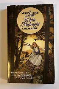 Gothic Romance White Midnight Cillay Risku Moonstone 1st Edition PB 1977 Vtg Ad - Picture 1 of 8