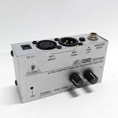 Behringer Micromon MA400 - Ultra-Compact Headphone Amplifier / Mixer - Image 1 of 4