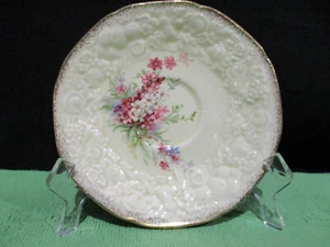 Crown Ducal. Florentine. Picardy. Demitasse Cup Saucer. Made In England. - Picture 1 of 2