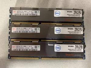 SK HYNIX 24GB(3X8GB) PC3-8500R MEMORY HMT31GR7BFRAC-G7 - Picture 1 of 3