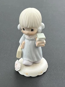 Edad 5-Preciosos Momentos-Creciendo en Gracia-Niña con Libros-Estatuilla 1994 en Caja. - Imagen 1 de 10
