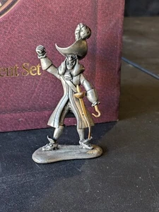 Disney villains Pewter Captain Hook limited edition ? of 2000 W/O COA sculpture - Picture 1 of 4