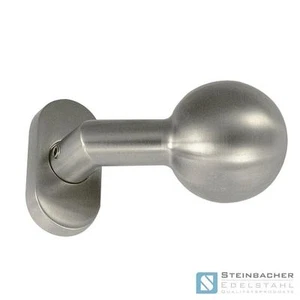 Pomello per porta girevole V2A, singolo e cavo - Foto 1 di 1