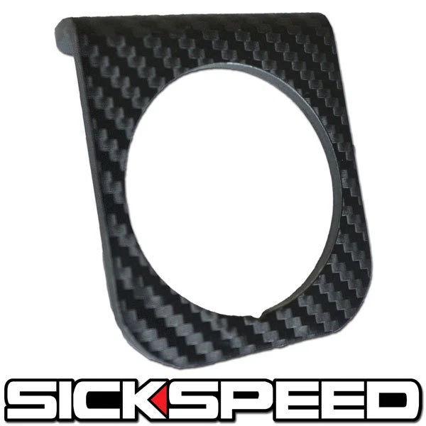 ALUMINIO CALIBRE ÚNICO TABLERO SOPORTE PANEL POD SE ADAPTA A AUTÓMETRO P3 NEGRO CF Foto 1 de 1