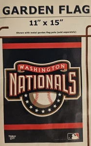 Washington Nationals MLB Baseball 11" X 15" Garden Banner Flag NEW Wincraft - Picture 1 of 2