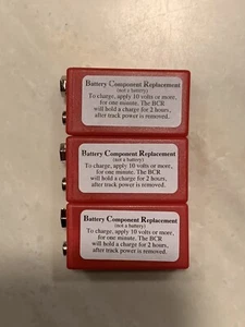 3 MTH BCR BATTERY COMPONENT REPLACEMENT FOR PS1 PS2 ENGINES 9 VOLT O GAUGE J&W - Picture 1 of 1
