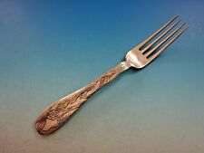 Lap Over Edge Acid Etched by Tiffany & Co. Sterling Silver Dinner Fork Iris 8"