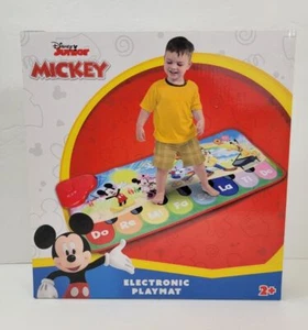 Disney Junior Mickey Mouse Fun House Electronic Play Mat 31" Long Dancing Mat - Picture 1 of 2
