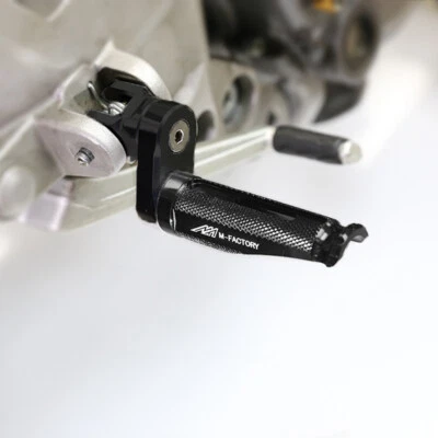 Clavijas de pie descenso delanteras de 1" MFP negras para NT700V DEAUVILLE 06-10 11 12 13 Foto 1 de 4