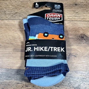 Darn Tough Junior's Van Wild Micro Crew Lightweight with Cushion Socks Medium - Picture 1 of 11