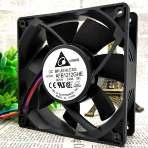 DELTA AFB1212GHE 12038 12V 3.24A 12cm Cooling Industrial Fan High Air Volume - Picture 1 of 5