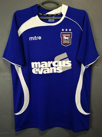 MITRE FC IPSWICH TOWN 2009/2011 HOME SOCCER FOOTBALL SHIRT JERSEY MAGLIA SIZE L Cover