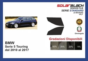 pellicola oscurante BMW serie 5 Touring dal 2010-17 kit anteriore STANDARD - Imagen 1 de 1