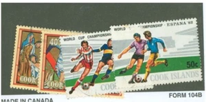 Cook Islands #662, 664, 657, 658 used lot, one with scuff on surface - Picture 1 of 1