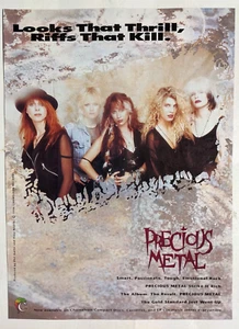 LP de metal precioso / LESLIE KNAUER 1990 AUTOTITULADO / ANUNCIO IMPRESO DE ÁLBUM - Imagen 1 de 1