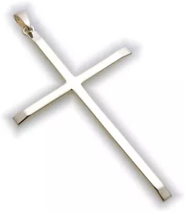 Anhänger Kreuz XL groß echt Gold 333 55 mm Gelbgold 8 karat juwelierqualität Neu - Bild 1 von 2
