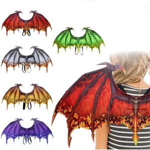 Halloween Cosplay Props 3D Dragon Wing Suit Mardi Gras Party Carnival Costume - Picture 1 of 14