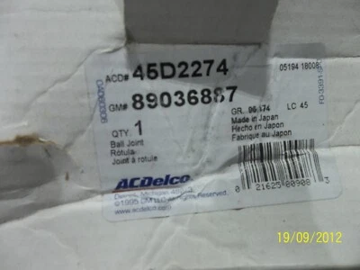 Suspension Ball Joint ACDelco 45D2274 Acura Isuzu SLX Trooper More - Image 1 of 3