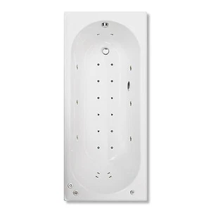Whirlpool Spa Bath Trojan Standard 1700 x 700mm Luxury 24 Flatline Jet System - Picture 1 of 11