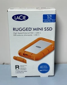 Brand New LaCie Rugged Mini SSD 1TB - Picture 1 of 5