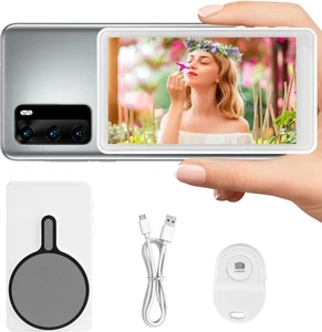 Wireless Selfie Monitor, Magnetic Selfie Screen Compatible with iPhone, Vlog Ca - Picture 1 of 7