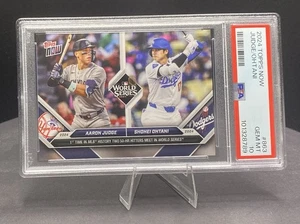 2024 Topps Now  Shohei Ohtani/Aaron Judge World Series Card #863 PSA GEM MT 10 - Picture 1 of 2