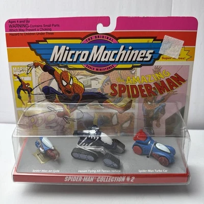 Micro Machines Galoob Spider-Man Collection #2 1993 Vintage Marvel Spiderman - Image 1 of 4