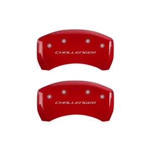 MGP Caliper Covers 12162SCLBRD Challenger Front/RT Rear Red Powder Coat Set of 4 - Picture 1 of 1