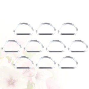  10 pezzi manici in plastica a forma di D borsa patchwork telaio appendiabiti fai da te borsetta - Foto 1 di 11