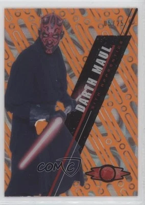 2016 Star Wars High Tek Pattern 1 Orange Magma Diffractor 5/25 Darth Maul 0s3 - Image 1 of 3