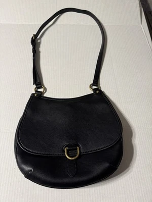 Bolso Bandolera Frye Lucy Cuero Grano Completo en Cuero Negro De Colección Foto 1 de 4