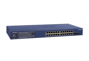 Netgear ProSafe 26-Port Managed PoE Gigabit Switch (GS724TPP-100NAS) - Bild 1 von 2