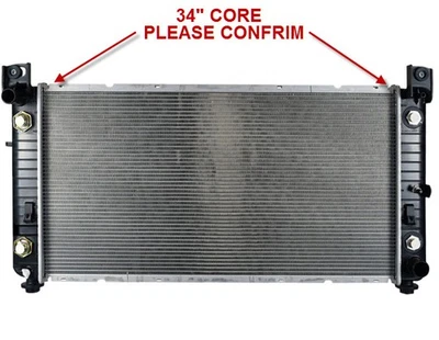 Radiador Sunbelt para Chevrolet Silverado 1500 99-13 garantía de por vida Foto 1 de 4